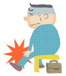 閉塞性動脈硬化症イラスト