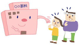 眼底検査イラスト
