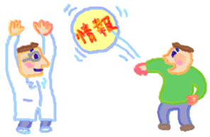 情報のキャッチボール